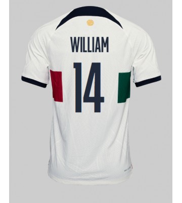 Portugal William Carvalho #14 Replica Away Stadium Shirt World Cup 2022 Short Sleeve